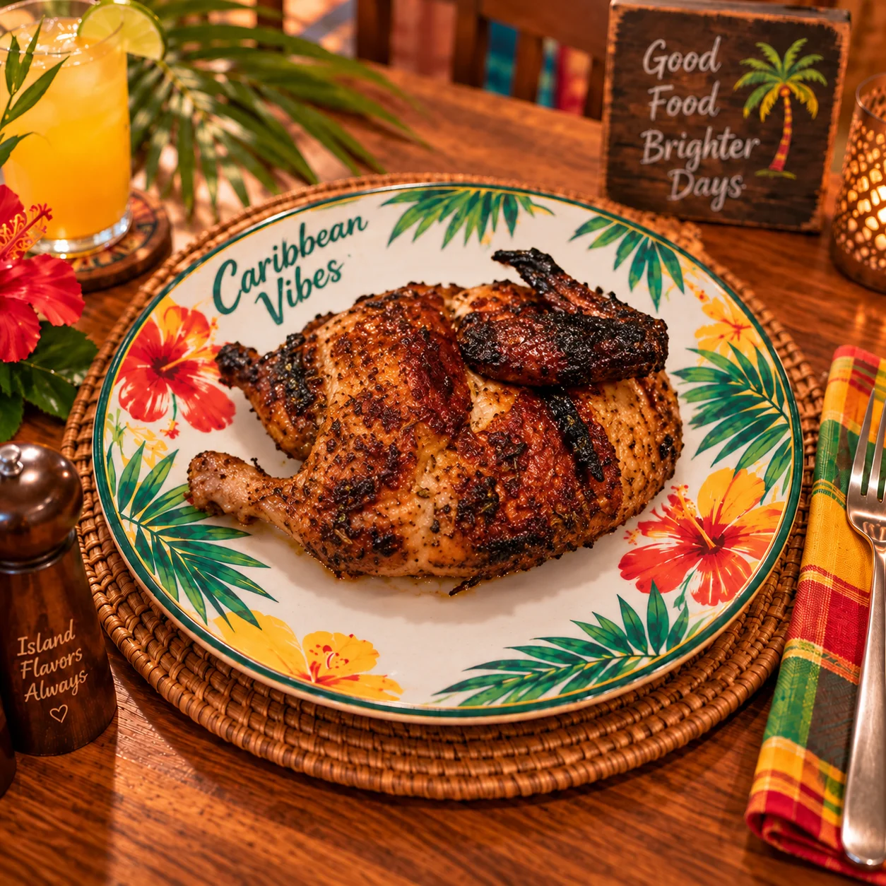 Jerk Chicken Vibes 1/2 chicken